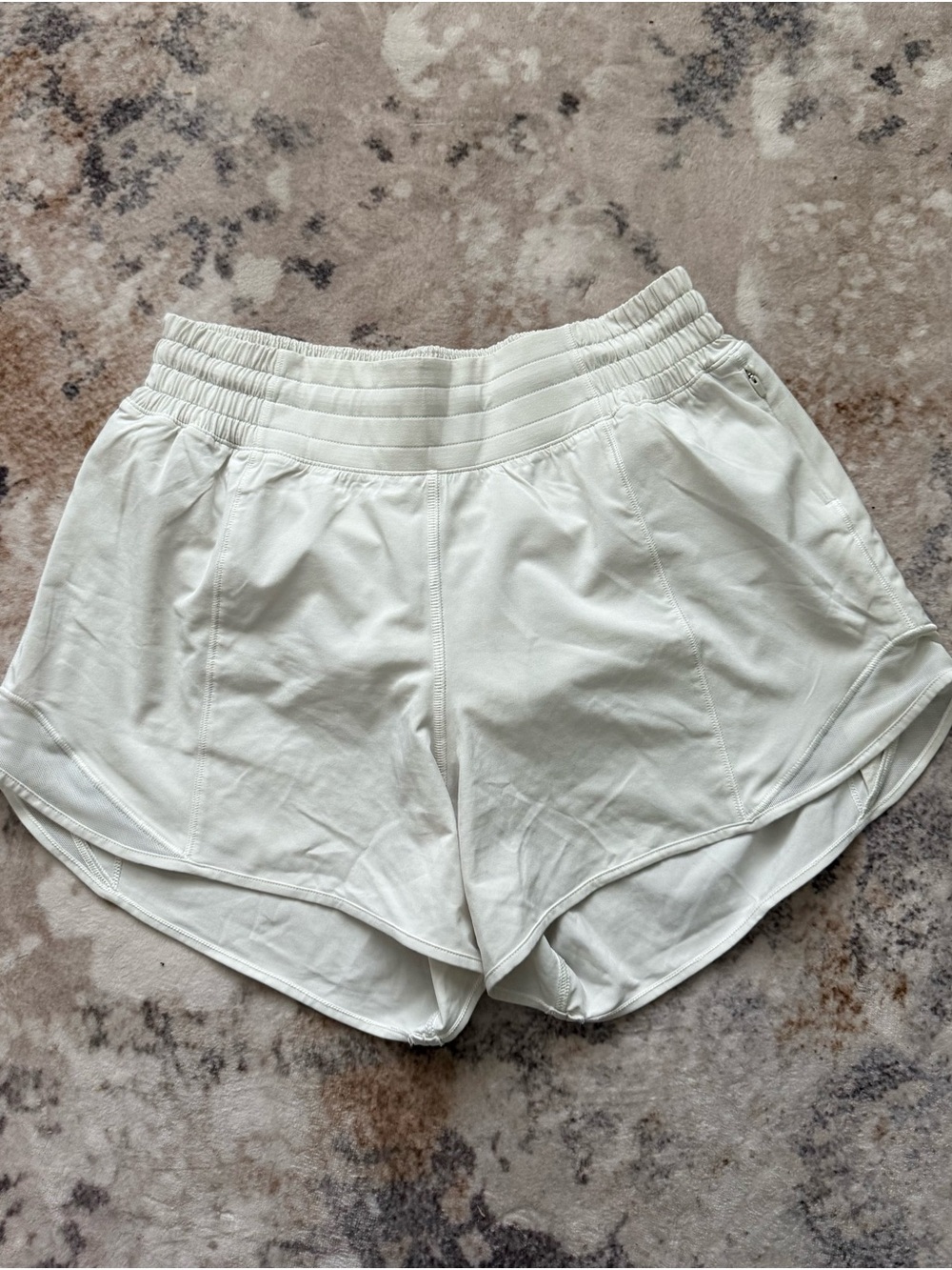 lululemon athletica White Women's Athletic Running Shorts